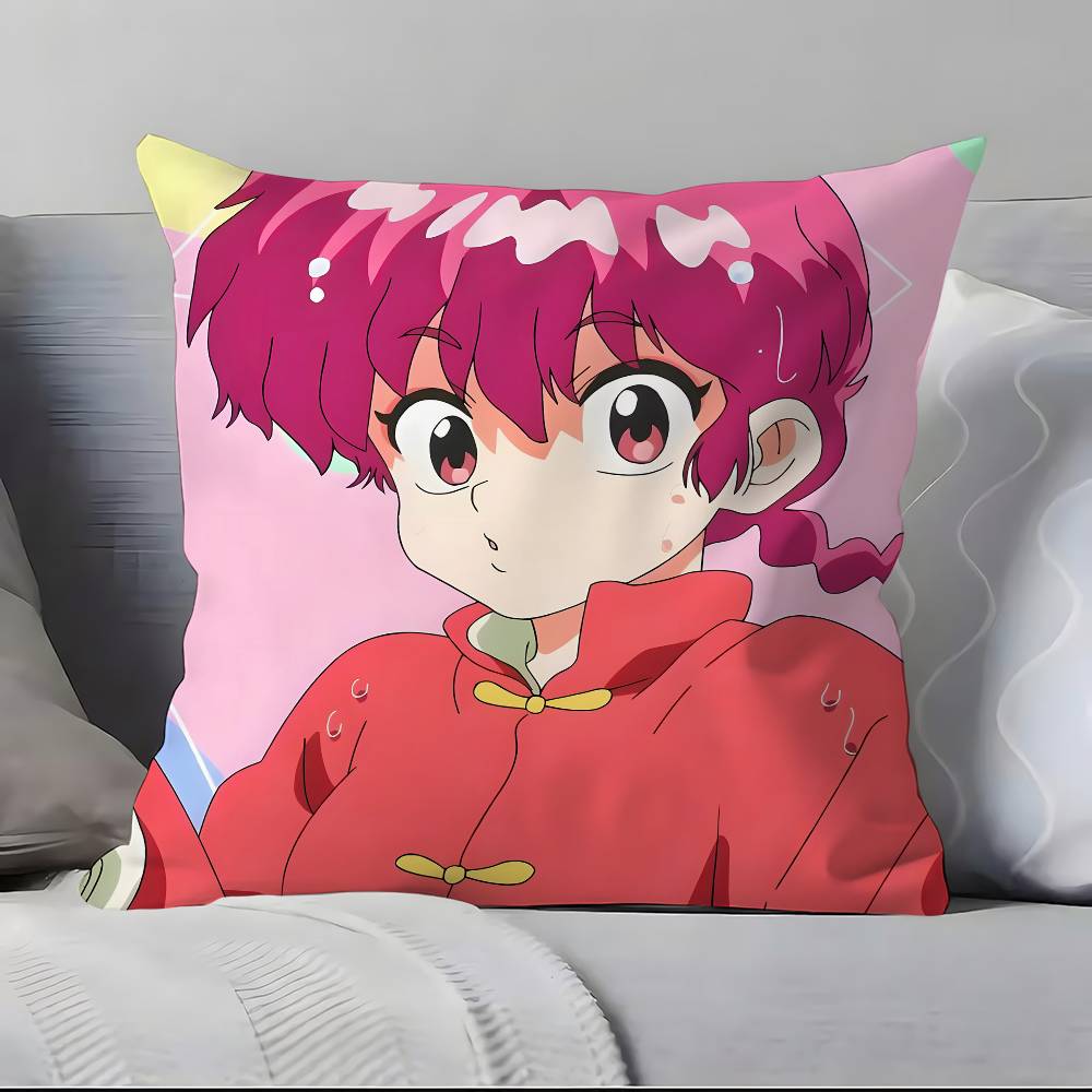 Anime R-Ranma Pillow Case Pillowcase Ultra Soft Skin Friendly Fabric Cloud Like Comfort & Concealed Zipper