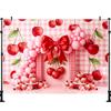 LS Summer Fruit Sweetheart Backgrounds Kids Adult Photogrpahy Baby Photocall Cherry Strawberry Props Photo Studio Backdrops