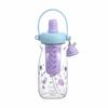 Water bottle new dopamine plastic cup girls cute tea separation flower teacup outdoor sports men's and women's rope straw cup