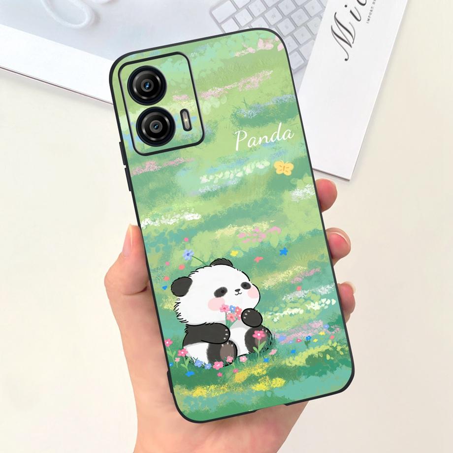 For Motorola Moto G14 G04 G24 Power G34 G54 Power G64 G84 Phone Case Back Cover Stylish Pattern Soft Liquid Silicone TPU Coque