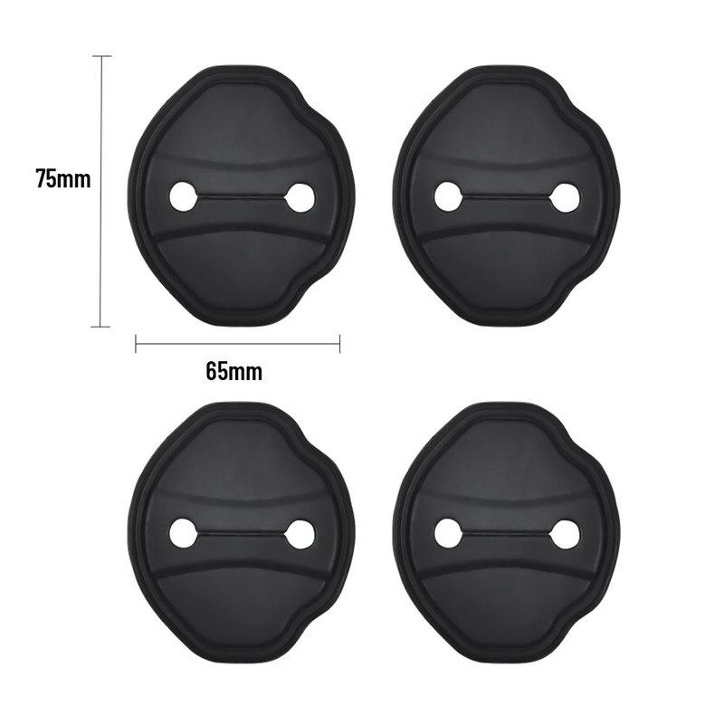 For BMW I7 G70 -2024 Car Door Shock Absorber Door Lock Protector Silicone Auto Door Lock Latches Cover Accessories