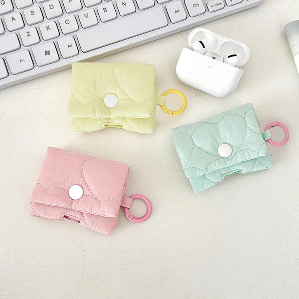 Cute Wireless Bluetooth Headphone Storage Case Convenient Travel Cute Earphones Organizers Protection Soft Case