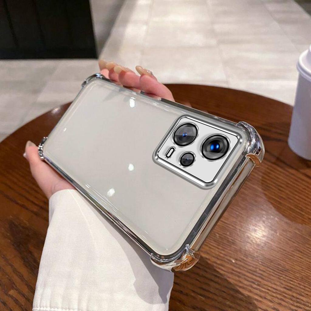 Case for Xiaomi POCO X5 5G Electroplated Color Border Clear Phone Casing Cover