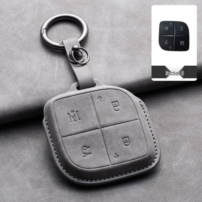 Cross-Border Lynk & Co 01/02 Key Cover: PU Protective Shell & Buckle