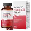 Antarctic Krill Oil 2000mg with Astaxanthin & Omega-3 – 120 Softgels