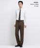 Musinsa Standard Semi-Wide Hidden Banding Slacks [Brown]