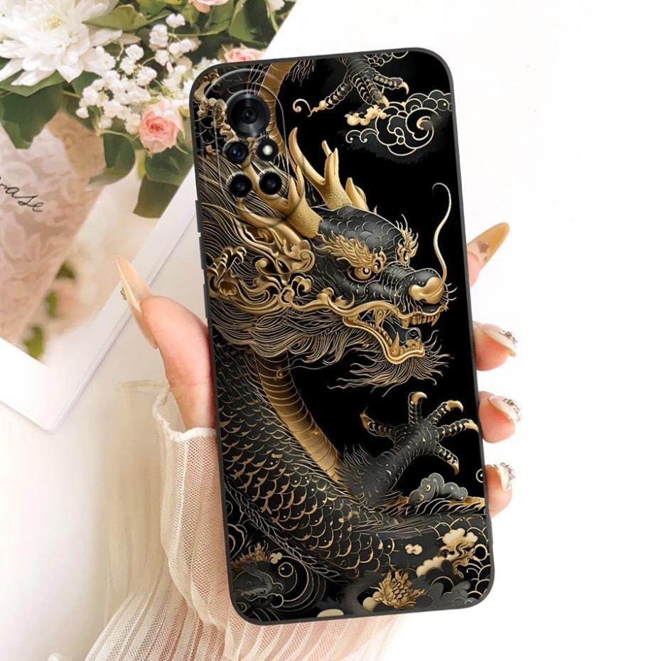 Cute Printed Phone Case For Huawei Nova 8 8i Soft Silicone Shockproof Cases For Huawei Nova8 Nova8i Covers Bumpers