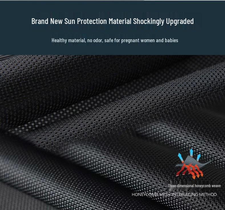 Magnetic Mesh Sunshade Curtain for Buick GL8: UV Protection, Heat Insulation for Interior Side Windows