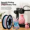 Gradient PLA Filament 3D Printer Filament, 1Kg 1.75mm Matte Rainbow Printing for DIY Projects, Models and Crafts 1kg Spool
