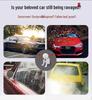 Thickened Fleece Insulated Car Half Cover: Sunshade, Frost & Rain Protection.