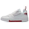 Li Ning 001 BTC Slip Resistant Abrasion Resistant Low Top Skateboard Shoes Women's White Red AECR002-4