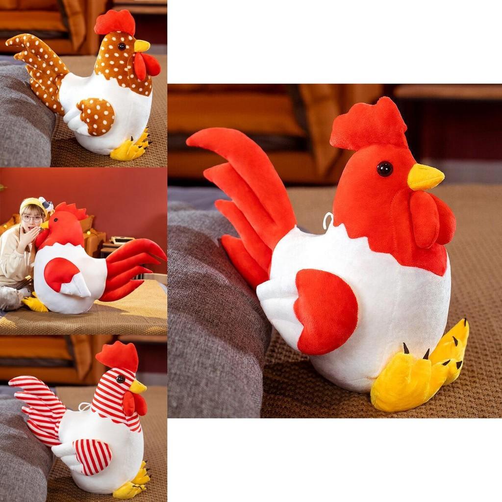 Adorable Nouveau Jouet Coq en Peluche Doux et Câlin Poulet Poupée Pour Enfants et Collectionneurs Tailles Disponibles de 30 cm à 100 cm