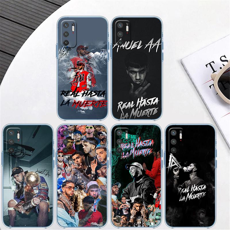 RP6 Anuel AA Transparent Phone Case for Samsung Galaxy A04 A04S A14 A23 A34 A54 M23 M33 M52 M53