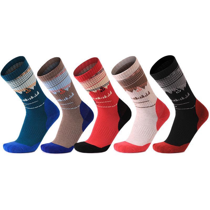 Women's Merino Wool Hiking Socks for Warmth - Thick Terry, Mid-Calf, Heat-Retaining Outdoor & Snow Socks for Kids