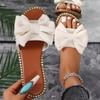 Summer Women Flats Slippers Bow Tie Sandals Shoes for Women Flat Casual Beach Slippers Slides Women