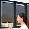 Cortinas de rolo universais com ventosa, cortina blackout para carro, quarto, cozinha, escritório, janela, sombreamento solar, sem unhas