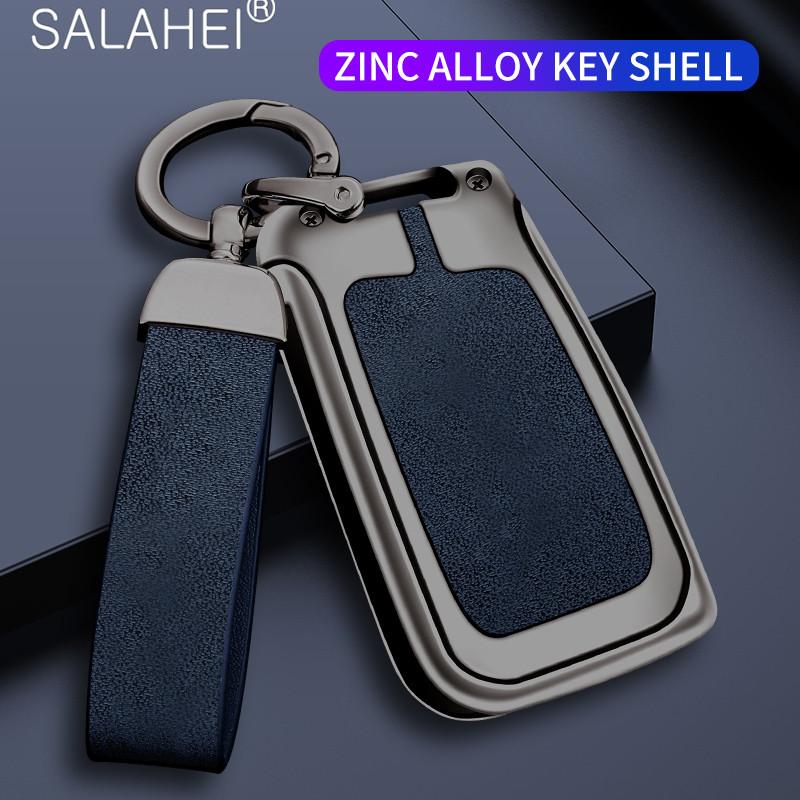 For VW Volkswagen Golf 7 MK7 Tiguan MK2 Zinc Alloy Car Key Case Protective Case Key Bag Accessories