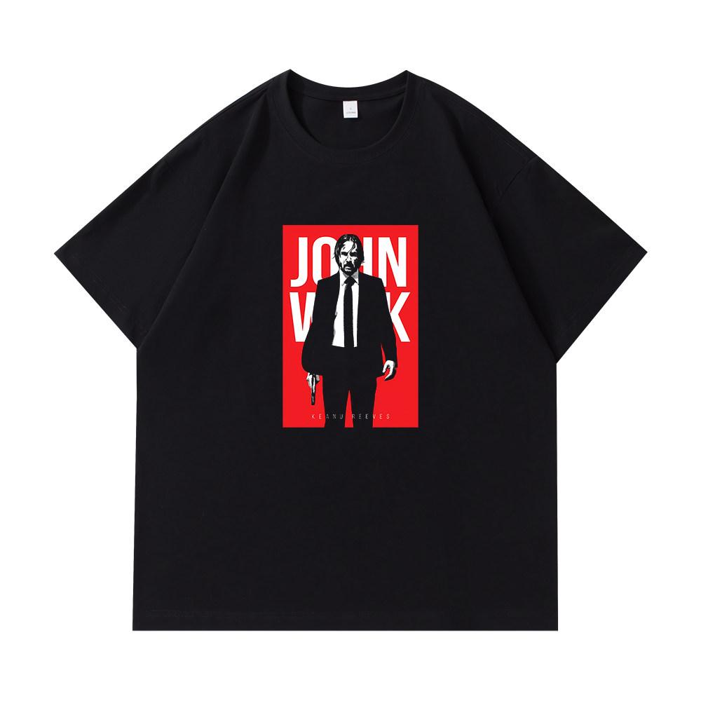 Fastpaced Pursuit 4 John Wick Keanu Reeves Pure Cotton T Shirt Unisexs Clothing and Womens Clothing 2026 Summer New TShirt