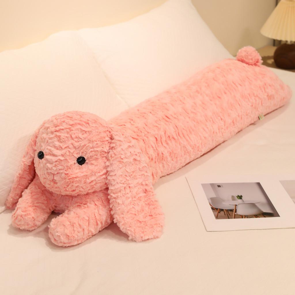 Plush Bunny Pillow Large Animal Toy For Kids Gift Sleeping Support