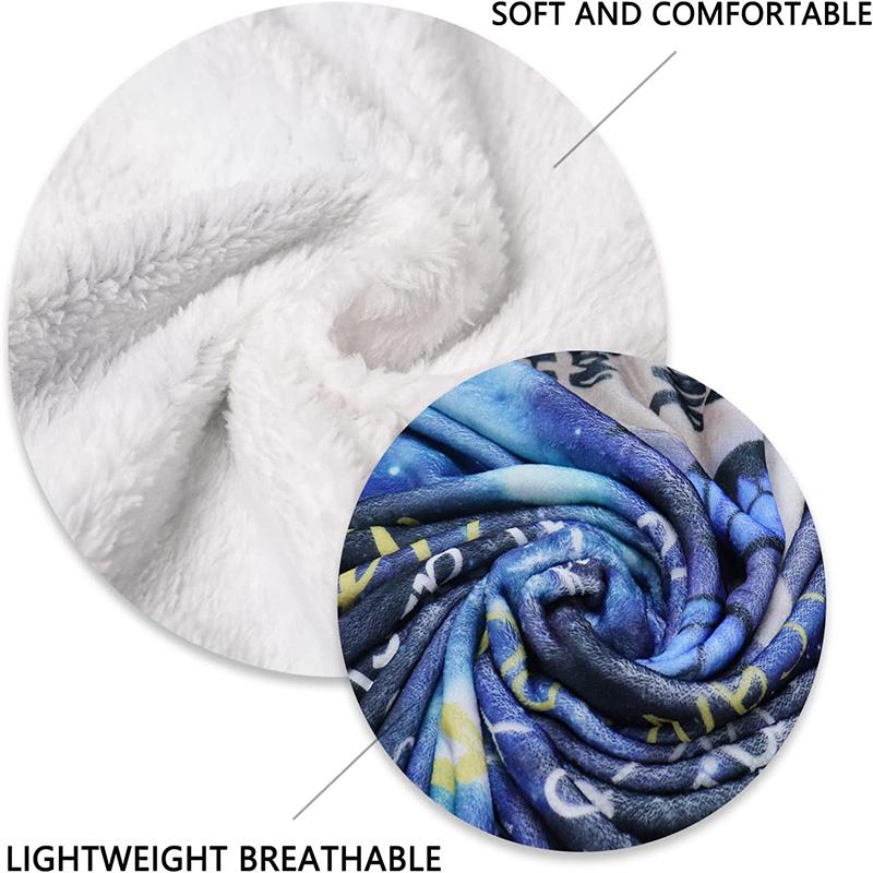 Black Butler Soft and Comfortable Flannel Suitable for Sofas Living Rooms Outdoor Camping Travel and Also Makes a Great Anniversary Gift
