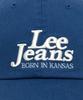 LEE Rijins Lettering Ball Cap Blue
