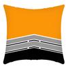 New Pillowcase Art Design Print Pillowcase Orange Printed Pillow Sofa Cover