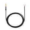 Erstatnings 3,5 mm Stereo TRRS Hannplugg Tilkoblingskabel Åpen Ende Naken Ledning for Headset Hodetelefonreparasjon