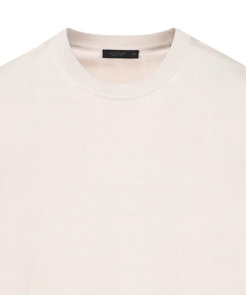 Jilseutyueoteunyuyogmaen Silk Blend Crew Neck Knit - Light Beige (Jnsw6B302I1)