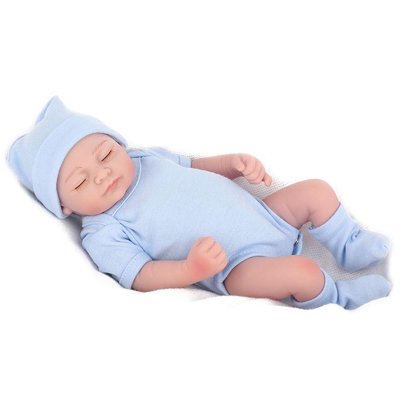 10-inch Levensgrote Volledig Lichaam Zacht Vinyl Siliconen Poppen Voor Meisjes Realistische Pasgeboren Baby Gezel