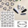 Autocollant 3D pour ongles, ligne ondulée dorée, marbre, géométrie bleue, fleurs abstraites, décalcomanies pour Nail Art, feuilles de décoration de manucure
