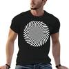 Hypno Op Art Tshirt Antiwrinkle Short Sleeve Tshirt