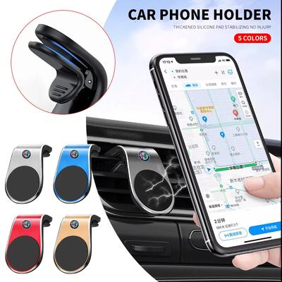 Magnetic Car Phone Holder Air Vent Clip Mount Mobile Cellphone GPS Support for Alfa Romeo 4C 159 Spider Giulia Giulietta 156 147
