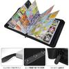 Card File Trading Card File 9 Pockets Holds 720 Cards Waterproof and Card Binder with PVC Cover Portable Zipper Card Sheet for Storing Other Game