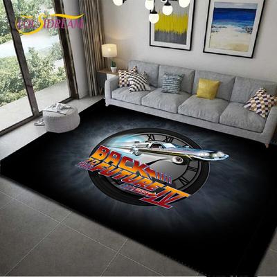 Back To The Future Creatieve Vloerkleden, Tapijt voor Woonkamer Slaapkamer Huis Decoratief, Kinderkleed, Keuken Badkamer Antislip Vloermat