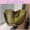 Stilvolle japanische Canvas-Schultertasche mit großem Fassungsvermögen für Damen, perfekt für den täglichen Weg zur Arbeit und für die Uni