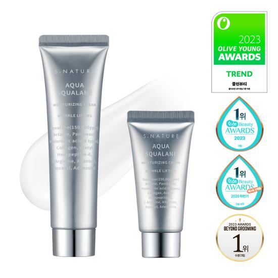 S-Nature Aqua Squalane Creme Hidratante 60ml Especial (60ml+30ml)