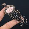 Rhodochrosite Gemstone Copper Wire Wrap Χειροποίητο κρεμαστό κόσμημα σχεδιαστή για εκείνη