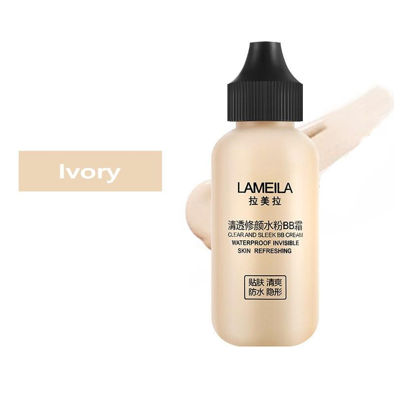 1PC Face Liquid Foundation Full Concealer Makeup Waterproof Base Brighten Whitening Cover Dark Circles Matte Foundation CosmeticMakeup