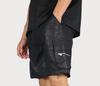 Black Men Gym Short Pants Boxer Genuine Lambskin Sports Leather Casual Stylish