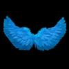 Angel Feather Wings with Elastic Straps Bright Color Lightweight Costume Cosplay Wings Photography Props