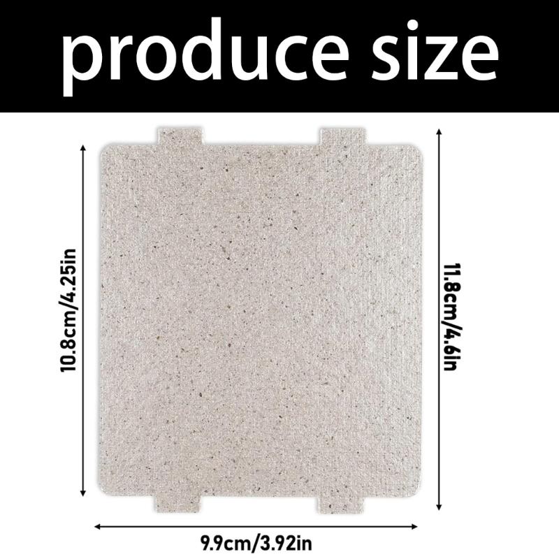 Pack of 6 Universal Microwave Mica Sheets High Temperature Resistant Insulation Panels Suitable for Safe Cooking Use