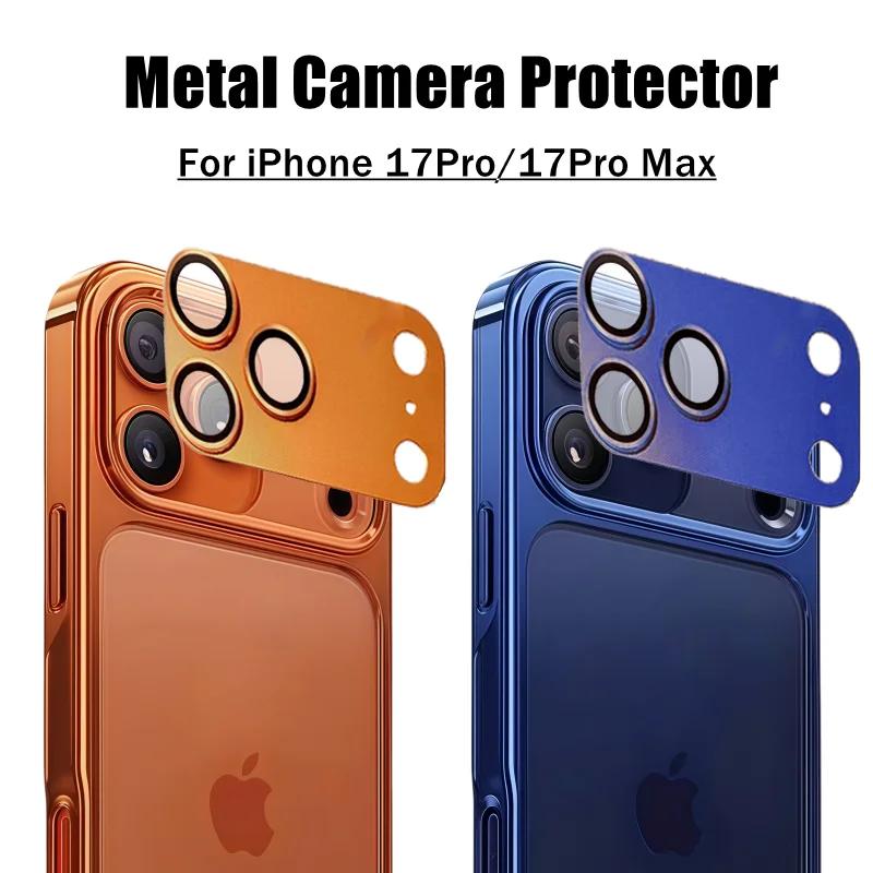 1 Set Ultra HD Full Kameralins Härdat Glas Skyddsfilm För IPhone 17 Pro Max Robust Metallskal Anti-repor Tillbehör