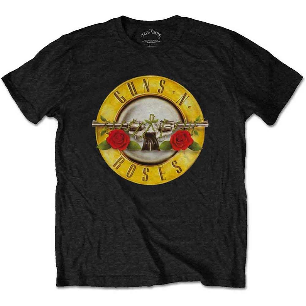 Guns N' Roses T Shirt Classic Band Logo New Official Unisex Black