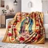 Mother Religious Blessed Virgin Mary Fleece Warm Soft Throw Blankets Fuzzy Bed Blanket For Couch Bed Sofa Ultra Warm And Cozy