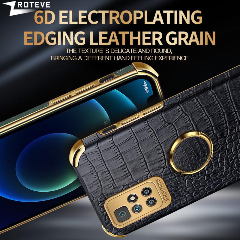 Redmi 10 Case  Crocodile Pattern Leather Cover For Xiaomi Redmi 10 9 9A 9C 9T 10A 10C 2022 Xiomi Redmi10 5G Redmi9 Cases