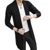 2025 Spring Men’s Slim-fit Knit Pocket Cardigan Sweater