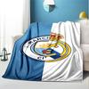 Pătură cu model de echipă de fotbal pentru decorarea casei, pat, canapea, călătorii cu mașina, camping, potrivită pentru toate anotimpurile, cadou de ziua de naștere, Crăciun