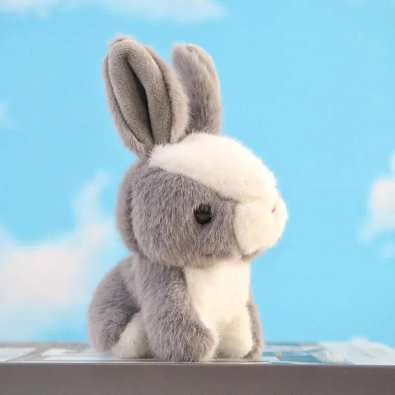 Imitation Rabbit Plush Pendant Lovely White Doll Key Chain Backpack Gift Girl Cute Keychain