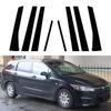 Car Pillar Posts for Honda Stream RN6/7/8/9 2007-2014 Glossy Black Door Window Trim Stickers Auto Styling Accessories