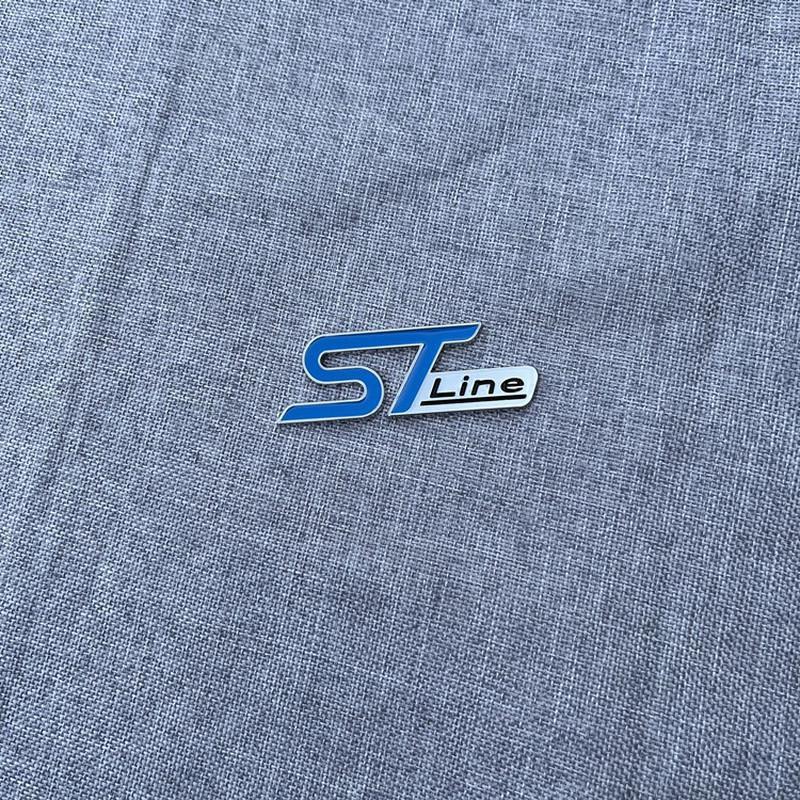 Metal New Style Ford Focus Mk4 STline Lommel Kuga Mk3 ST Line Car Sticker Stline Front Grille Emblem Rear Sticker